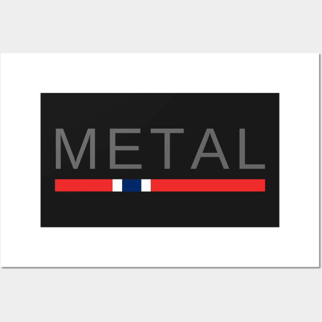 Metal Norway Wall Art by tshirtsnorway